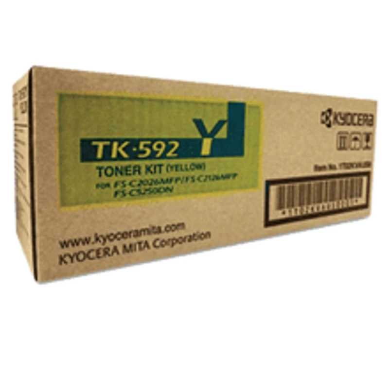 Kyocera / Mita TK-592Y Laser Toner Cartridge Yellow