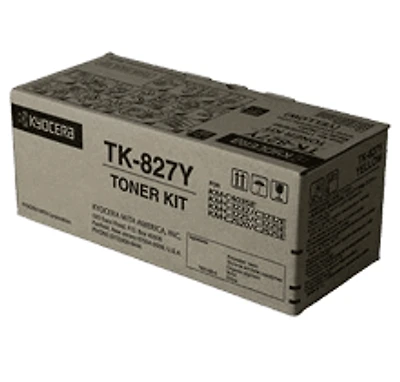 KYOCERA MITA TK827Y Laser Toner Cartridge Yellow