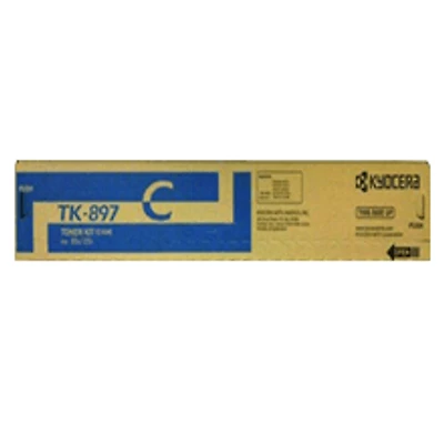 KYOCERA TK897C Laser Toner Cartridge Cyan