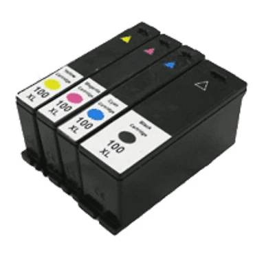 Lexmark 108XL Ink / Inkjet Cartridge Set Black Magenta Cyan Yellow