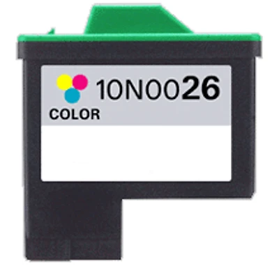 Lexmark 10N0026 #26 INK/ INKJET Tri Color