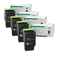 BRAND NEW ORIGINAL Lexmark 78C10 Laser Toner Cartridge SET Black Cyan Magenta Yellow