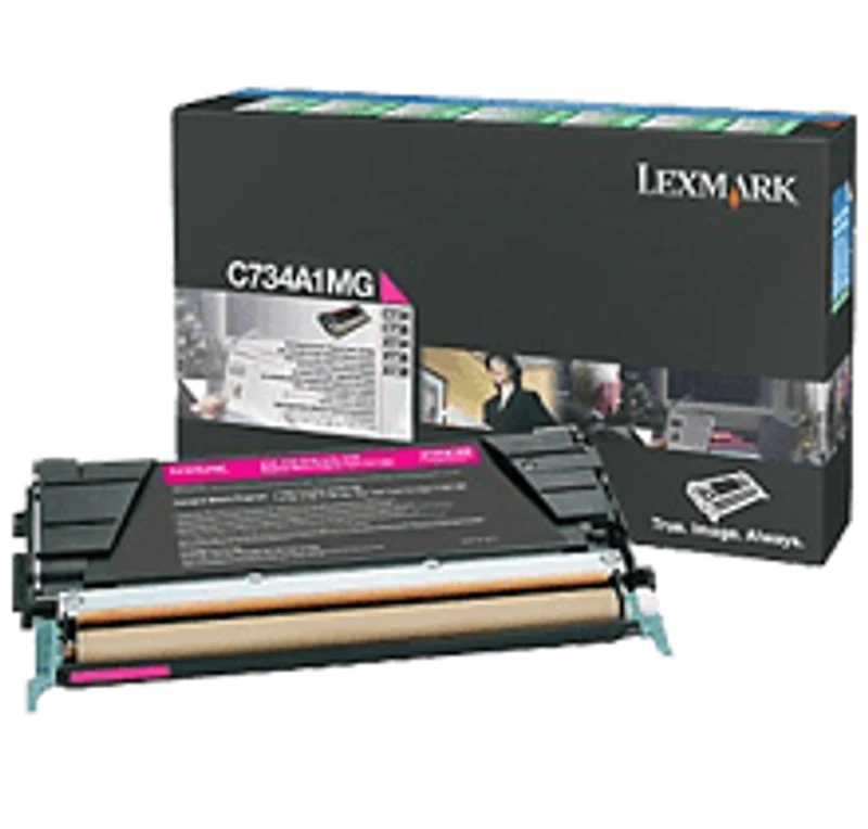 Lexmark C734A1MG Laser Toner Cartridge Magenta
