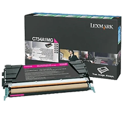 Lexmark C734A1MG Laser Toner Cartridge Magenta