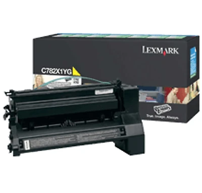 Lexmark / IBM C782X1MG Laser Toner Cartridge Yellow