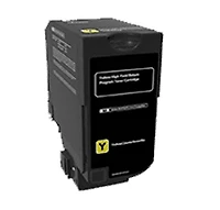 MADE IN CANADA Lexmark IBM 74C1SY0 Yellow Laser Toner Cartridge
