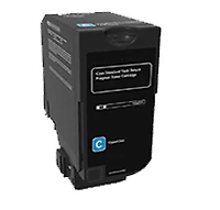MADE IN CANADA Lexmark IBM 74C1HC0 Cyan Laser Toner Cartridge