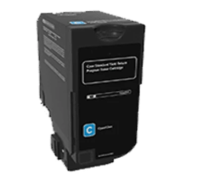 MADE IN CANADA Lexmark IBM 74C1SC0 Cyan Laser Toner Cartridge