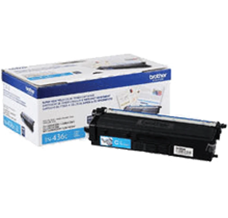 Brother TN-436C Laser Toner Cartridge – Extra High Yield – Cyan