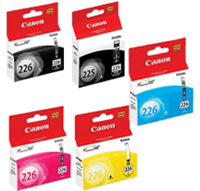 Canon PGI225 / CLI226 Ink / Inkjet Cartridge Set Black x2 Cyan Yellow Magenta