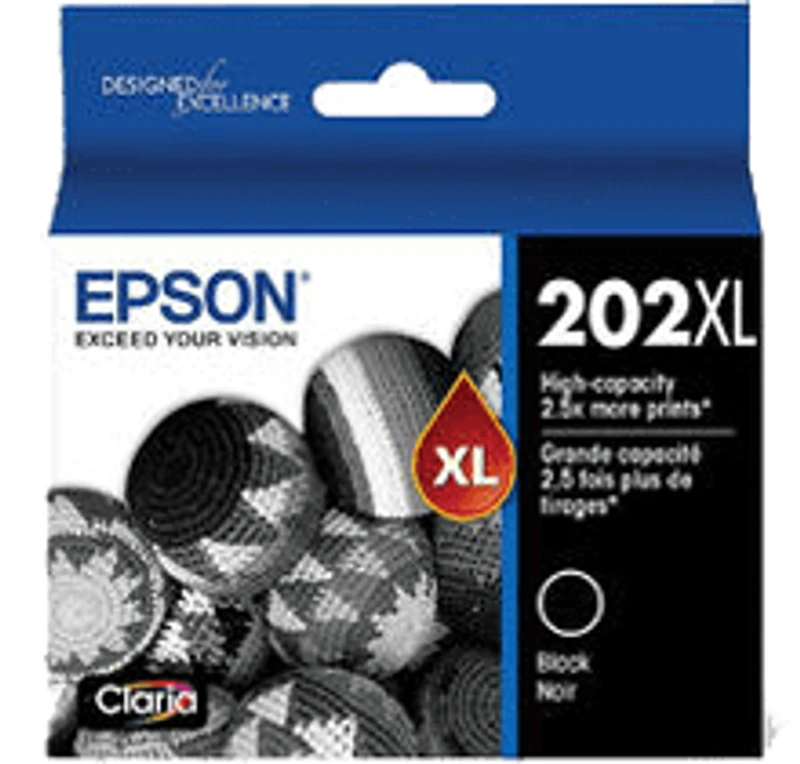 Epson T202XL120 (202) High Yield Black Ink / Inkjet Cartridge