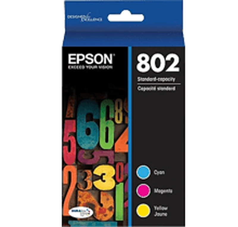 Epson T802520 Ink / Inkjet Color Multi Pack Cyan Magenta Yellow