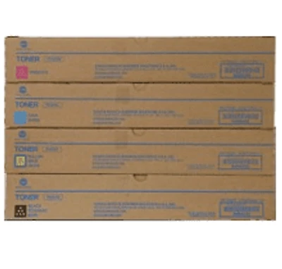 KONICA MINIOLTA TN-324 Laser Toner Cartridge Set Black Cyan Magenta Yellow