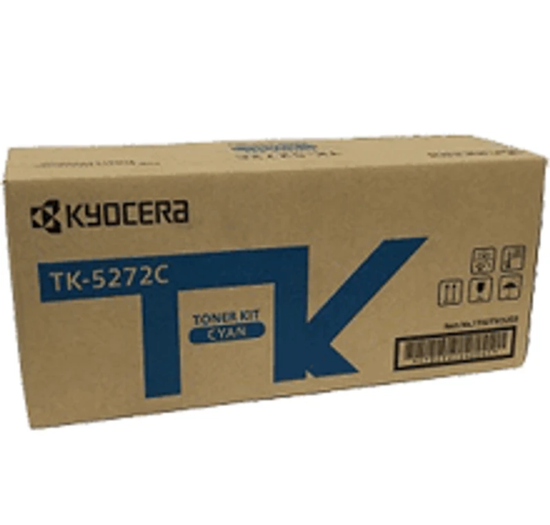 Kyocera Mita TK-5272C (1T02TVCUS0) Cyan Laser Toner Cartridge