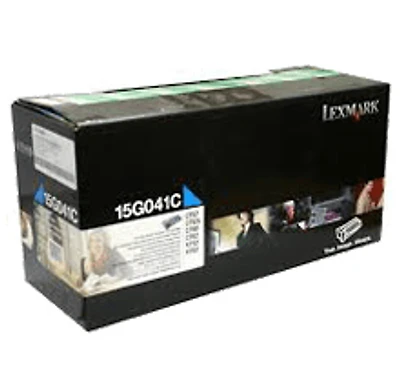 Lexmark 15G041C Laser Toner Cartridge Cyan