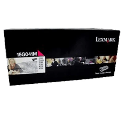 Lexmark 15G041M Laser Toner Cartridge Magenta