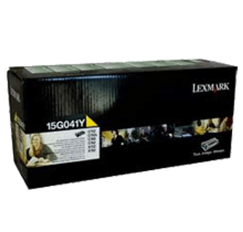Lexmark 15G041Y Laser Toner Cartridge Yellow