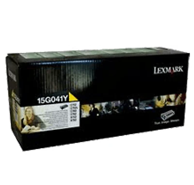 Lexmark 15G041Y Laser Toner Cartridge Yellow