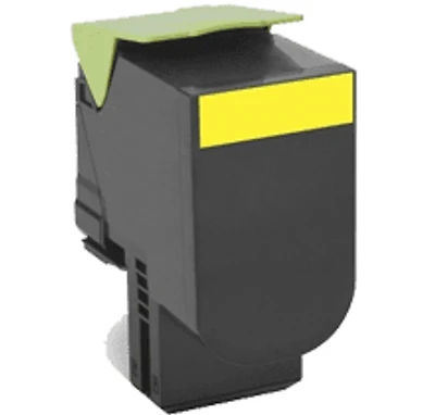 Lexmark 80C1SY0 Laser Toner Cartridge Yellow