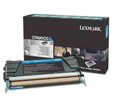Lexmark C746A1CG Laser Toner Cartridge Cyan
