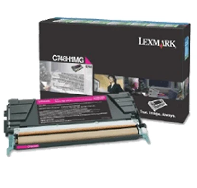 Brand new Original Lexmark C748H1MG High Yield Laser Toner Cartridge Magenta
