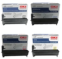 Okidata C710DN Laser Drum Unit Set Black Cyan Magenta Yellow