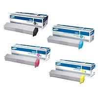 Samsung CLT-606S Laser Toner Cartridge Set Black Cyan Magenta Yellow