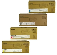 TOSHIBA TFC34 Laser Toner Cartridge Set Black Cyan Magenta Yellow