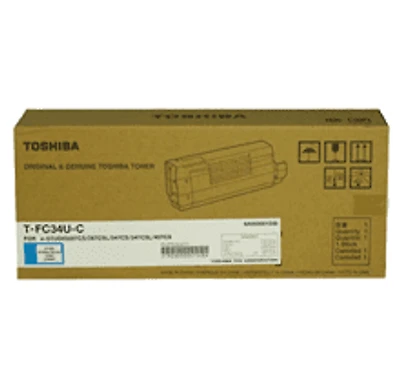 TOSHIBA TFC34UC Laser Toner Cartridge Cyan