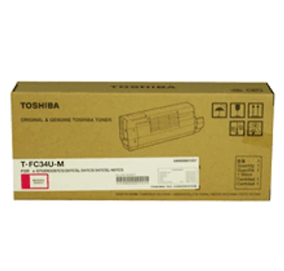 TOSHIBA TFC34UM Laser Toner Cartridge Magenta