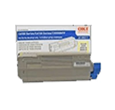 Okidata 43865717 Laser Toner Cartridge Yellow