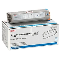 Okidata 41963003 Laser Toner Cartridge Cyan