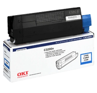 Okidata 43034803 Laser Toner Cartridge Cyan