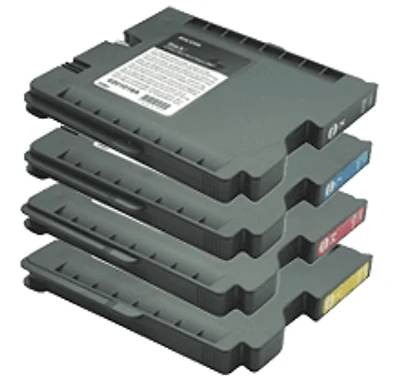 Ricoh GX2500 / GX3000 Ink / Inkjet Cartridge Set Black Cyan Yellow Magenta