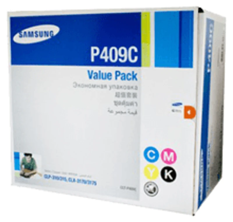 Samsung CLP Laser Toner Cartridge Set Black Cyan Yellow Magenta