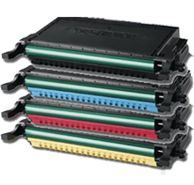 Compatible with Samsung CLP-660B High Yield Laser Toner Cartridge Set Black Cyan Yellow Magenta