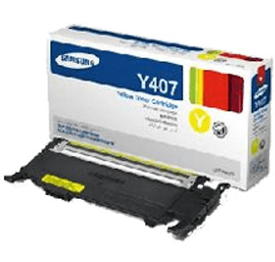 Samsung CLT-Y407S Laser Toner Cartridge Yellow