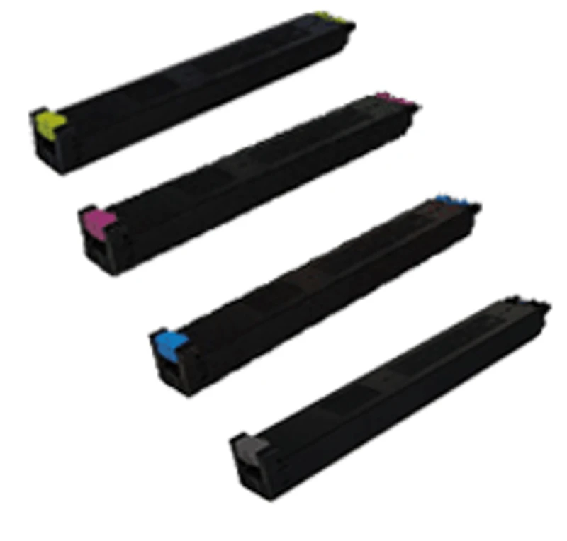 Sharp MX-4100 / MX-5110 Laser Toner Cartridge Set Black Cyan Magenta Yellow