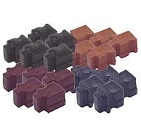 TEKTRONIX 8200 SOLID Ink Stick Set 5 Black 2 Cyan 2 Yellow 2 Magenta