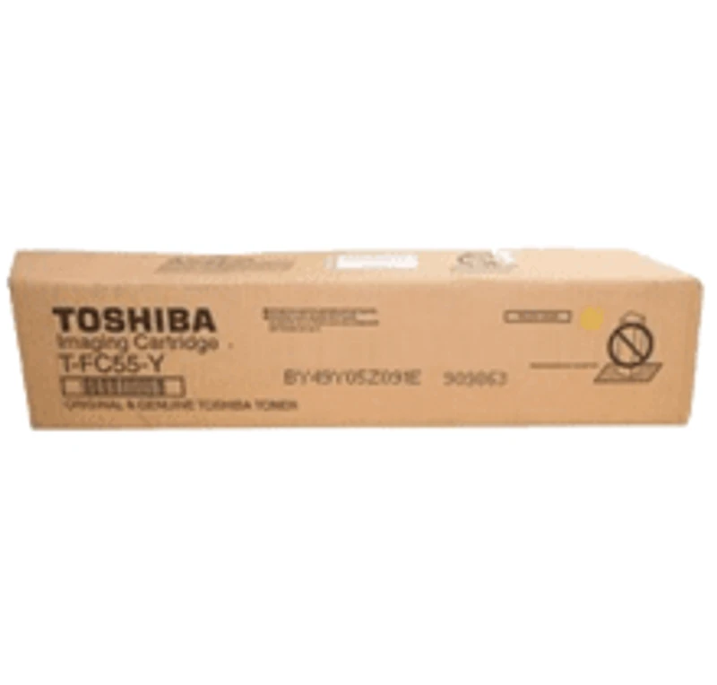 Brand New Orginal Toshiba TFC55Y Yellow Laser Toner Cartridge