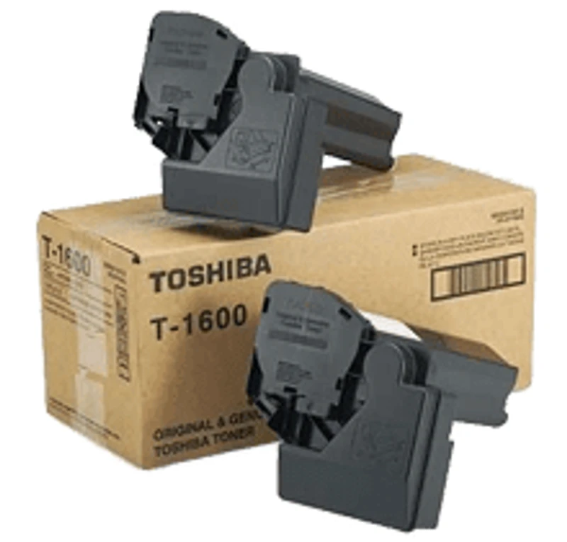 TOSHIBA T1600 Laser Toner Cartridge Box of 2
