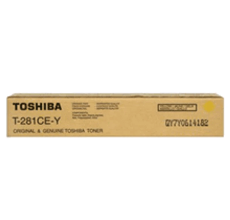 TOSHIBA T281CY Laser Toner Cartridge Yellow
