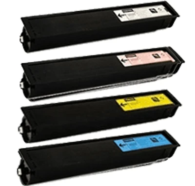 TOSHIBA TFC25 Laser Toner Cartridge Set Black Cyan Magenta Yellow
