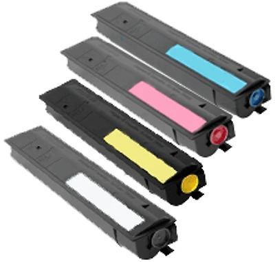 TOSHIBA TFC30U Laser Toner Cartridge Set Black Cyan Magenta Yellow