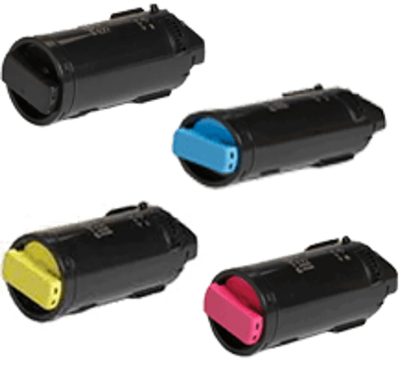 Xerox C500/C505 Laser Toner Cartridge Set Black Cyan Magenta Yellow