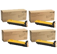 Xerox 6400 Laser Drum Unit Set Black Cyan Magenta Yellow