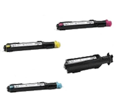 XEROX 7132 / 7232 / 7242 Laser Toner Cartridge Set Black Cyan Yellow Magenta