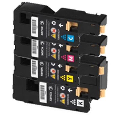 XEROX / Laser Toner Cartridge Set Black Cyan Yellow Magenta