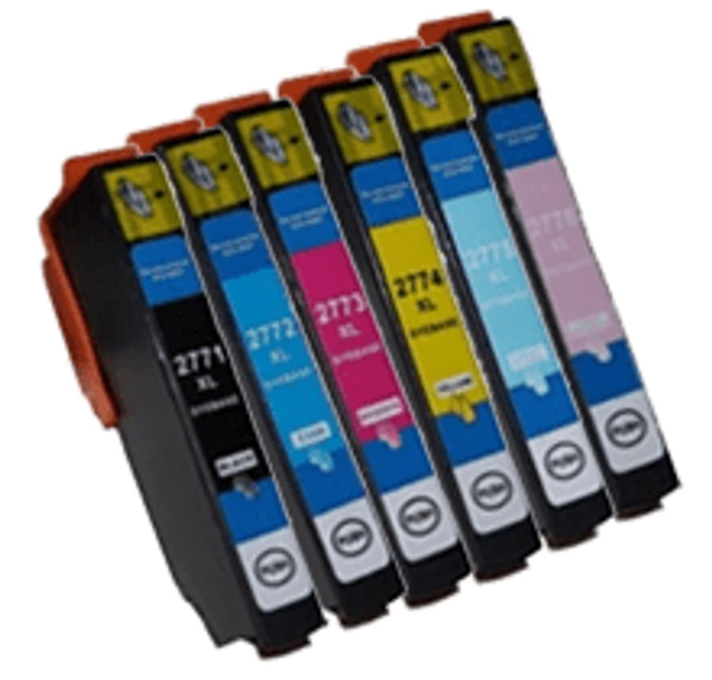 Epson T277XL Ink / Inkjet Cartridge Set Black Cyan Yellow Magenta Light Cyan Light Magenta