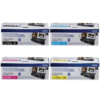 Brother TN336 Laser Toner Cartridge SET Black Yellow Magenta Cyan
